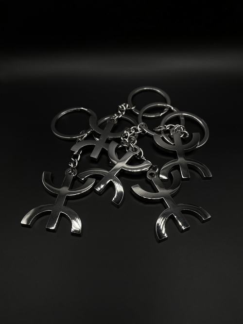 Amazigh Schlüsselanhänger Silber