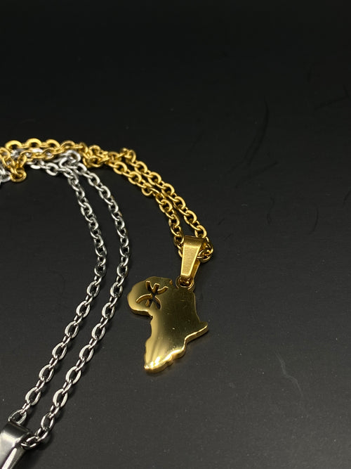 Amazigh Afrika Halskette Gold