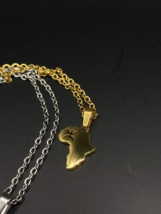 Amazigh Afrika Halskette Gold